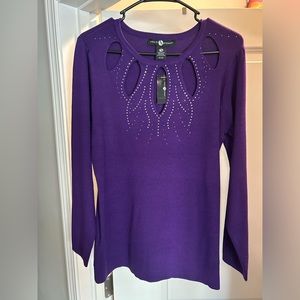 Ashley Stewart cutout sweater